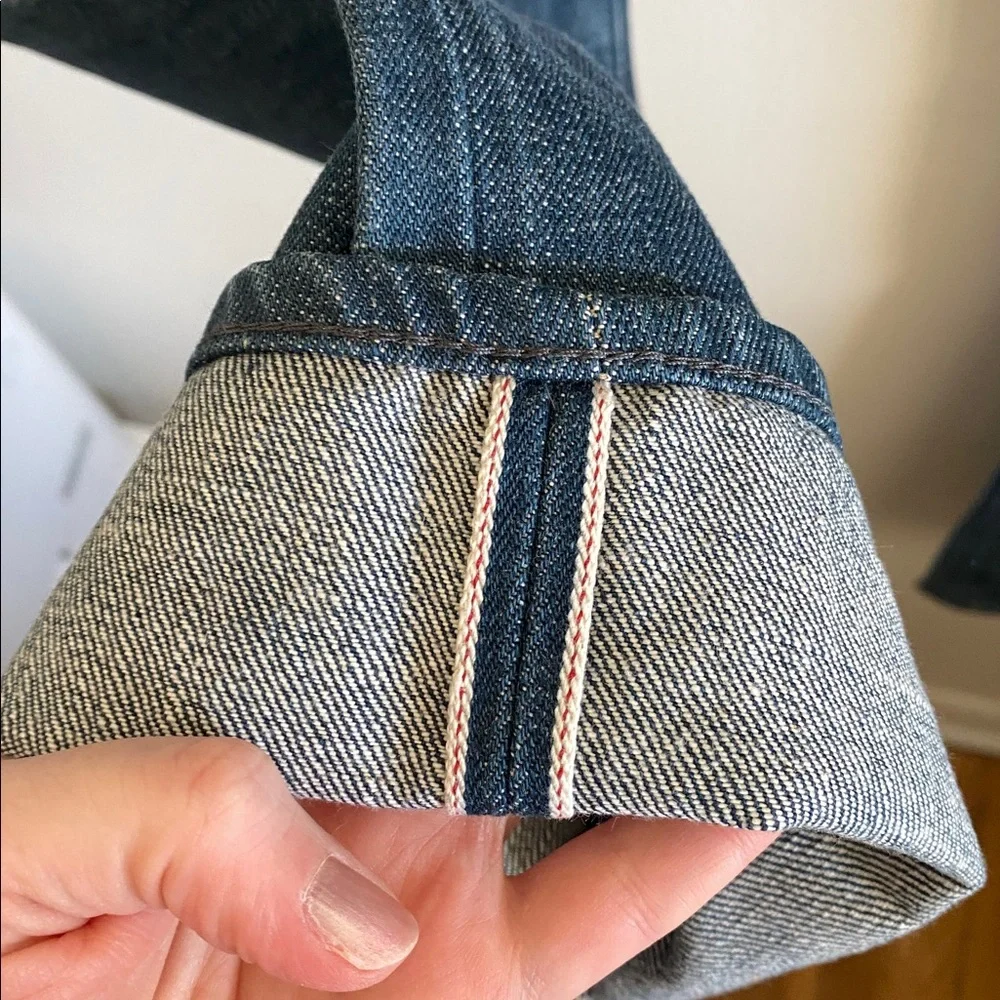 RRL Ralph Lauren Selvedge Sanforized Low Straight Denim Jeans - Picture 7 of 17